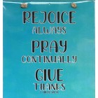 Plaque - 1Thess 5:16-18